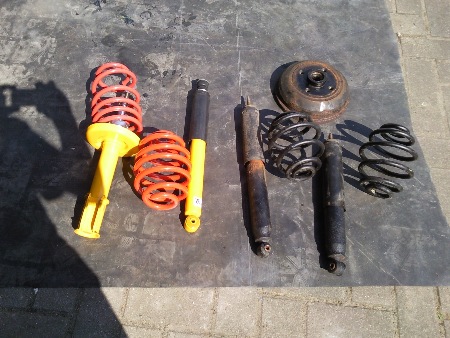 Fahrwerk hinten war am ende!!!