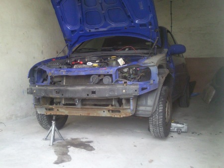 Alles ab und dann den Rost an den Kragen!!