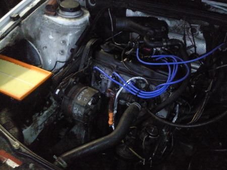 Fünf stunden später ... Block vom meisten Dreck befreit!