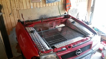 Es wird, der Grill ist zu erkennen