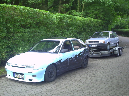 Auch der Astra kann was ziehen......