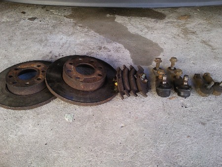 Das musste nun alles raus und neu wieder rein ...