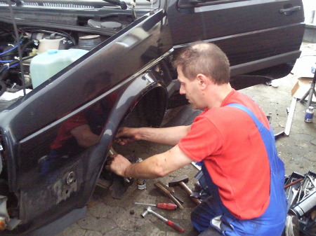 Micha voll im Einsatz!!!